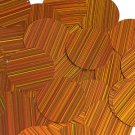 Orange Sequin Round 1.5 inch City Lights Reflective Large Couture Paillettes