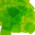 Lime Green Transparent Sequin Square Diamond See-Thru 1.5 inch Couture Paillette