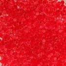 Cup Sequin 6mm Loose Red Neon Fluorescent Transparent See-thru Made in USA