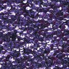 4mm Cup Sequins Loose Paillettes ~ Deep Purple Shiny Metallic ~ Made in USA