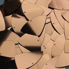Copper Sequins Metallic Shiny Fishscale Fin 1.5" Couture Paillettes Made in USA