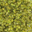 5mm Cup SEQUIN FACET PAILLETTE ~ YELLOW Laser Hologram Metallic Reflective