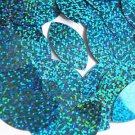 Aqua Blue Sequin Glitter Hologram Navette Leaf 1.5 inch Couture Paillettes