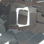 Hematite Shiny Gray Metallic Sequins Rectangle Long 1.5 inch Couture Paillettes