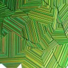 Lime Green Rounded Square Diamond 1.5 inch City Lights Couture Sequin Paillettes
