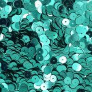 6mm Flat Loose SEQUINS PAILLETTES ~ Metallic Turquoise Blue Green Peacock