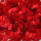 Red Sequin 8mm Flat PAILLETTES ~ RED Laser MULTI  HOLOGRAM ~ Made in USA.