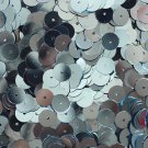 Blue SEQUINS 8mm flat PAILLETTES ~ Pastel Sky Blue Metallic ~ Made in USA.