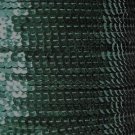 Sequin Stitched Trim 4mm ~ Forest Green Shiny Metallic ~ Made in USA