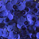 8mm Cup SEQUIN FACET PAILLETTES ~  ROYAL BLUE Metallic ~ Made in USA