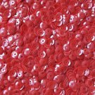 5mm Cup SEQUIN FACET Loose Paillettes ~ Opaque Shiny Coral Luster Premium