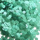 5mm Flat SEQUIN PAILLETTES ~ Light GREEN Matte SILK FROST ~ Made in USA.