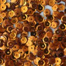 5mm Cup SEQUIN FACET PAILLETTES ~ ORANGE  Metallic ~ Made in USA