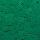 10mm Flat Sequin Paillettes~ Opaque Green ~ Round Disc ~ Made in USA