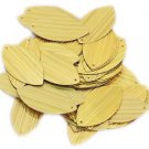 Gold City Lights Metallic Navette Leaf 1.5" Couture Sequin Paillettes.