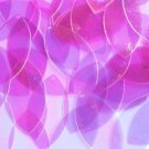 Fuchsia Pink Crystal Rainbow Iris Navette Leaf Sequins 1.5" Couture Paillettes