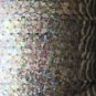 SEQUIN STRING TRIM~  SILVER LASER HOLOGRAM~ 6mm FLAT strung by yard  Made in USA