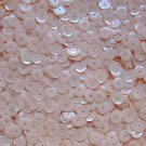 8mm Cup Sequins Facet Paillette ~ Blush Peach Opaque Rainbow Iris ~ Made in USA