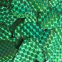 30mm ROUND SEQUIN PAILLETTE ~ Green Prism Metallic Reflective ~  Made in USA