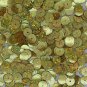 8mm Flat SEQUIN Loose PAILLETTES ~ Gold Laser MULTI  HOLOGRAM ~ Round Disc