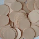 30mm ROUND SEQUIN PAILLETTES ~  Opaque PEACH ~ Flat Disc~ Made in USA