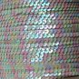 Sequin Stitched Trim 4mm ~ Shiny Pretty Pastel Iridescent ~ Made in USA