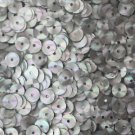 6mm Flat SEQUIN PAILLETTES ~ SILVER PRISM MULTI Reflective METALLIC~ Made in USA