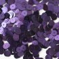 6mm Flat SEQUIN PAILLETTES ~ Deep RICH PURPLE Metallic ~ Round ~ Made in USA