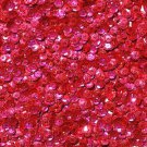 Cup Sequin 6mm Loose Hot Pink Laser Hologram Reflective Rainbow Made in USA