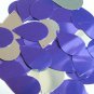 Purple Silver Metallic Sequins Teardrop 1.5 inch Large Couture Paillettes