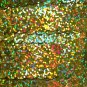 Yellow Hologram Reflective Metallic Sequin Trim 10mm flat strung. Made in USA.