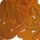 Orange Navette Leaf Sequins 1.5 inch City Lights Reflective Couture Paillettes