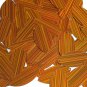 Orange Navette Leaf Sequins 1.5 inch City Lights Reflective Couture Paillettes