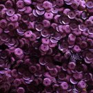 6mm Cup SEQUIN FACET PAILLETTES ~ PURPLE Matte Silk Frost ~ Made in USA
