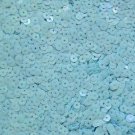 5mm Flat Sequin ~ Opaque Pastel Baby Blue Rainbow ~ Loose Paillette Made in USA