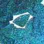 Aqua Blue Sequin Fishscale Fin Glitter Hologram 1.5 inch Large Couture Paillette