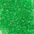 Cup Sequin 6mm Loose Fluorescent Green Neon Transparent See-Thru Made in USA