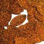 Orange Navette Leaf Sequins Glitter Hologram Metallic 1.5 inch Couture Paillette