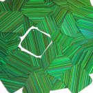 Green Rounded Square Diamond 1.5 inch City Lights Couture Sequin Paillettes