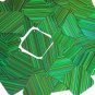 Green Rounded Square Diamond 1.5 inch City Lights Couture Sequin Paillettes