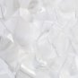 Sequin Long Diamond 1.5 inch Raw Silk Crystal Illusion. Large Paillettes.