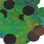 Green Jungle Rainbow Black Sequin Round 30mm Couture Paillettes