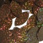 Brown Sequin Glitter Hologram Navette Leaf 1.5 inch Couture Paillettes