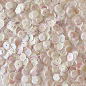 8mm Cup SEQUIN FACET PAILLETTE~ Pale LILAC PINK RAINBOW IRIS ~Made in USA