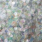 3mm Flat SEQUIN PAILLETTES ~ CRYSTAL IRIS RAINBOW cool hue ~ Made in USA.