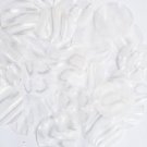 Sequin Round 30mm Crystal Bubble Illusion. Large Paillettes. Made in USA.
