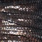 Chocolate Brown Metallic 5mm cup Sequin Trim Flat Stitched Strung by yard 15'