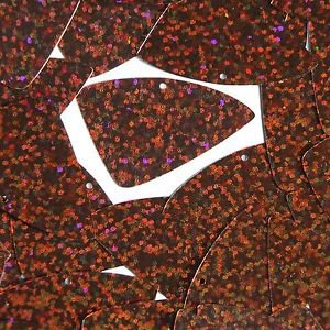 Bronze Brown Glitter Hologram Multi Fishscale Fin 1.5" Couture Sequin Paillettes