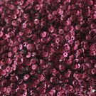 4mm Cup SEQUIN FACET PAILLETTES ~ BURGUNDY WINE RED Metallic ~ Made in USA