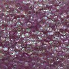 4mm Cup SEQUIN FACET PAILLETTES ~ LAVENDER LILAC CRYSTAL Rainbow Iris Iridescent